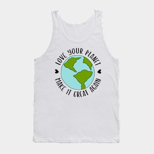 Love Your Planet Earth Day Tank Top